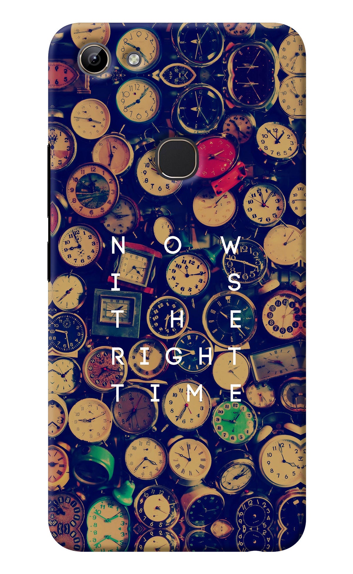 Now is the Right Time Quote Vivo Y81 Back Cover