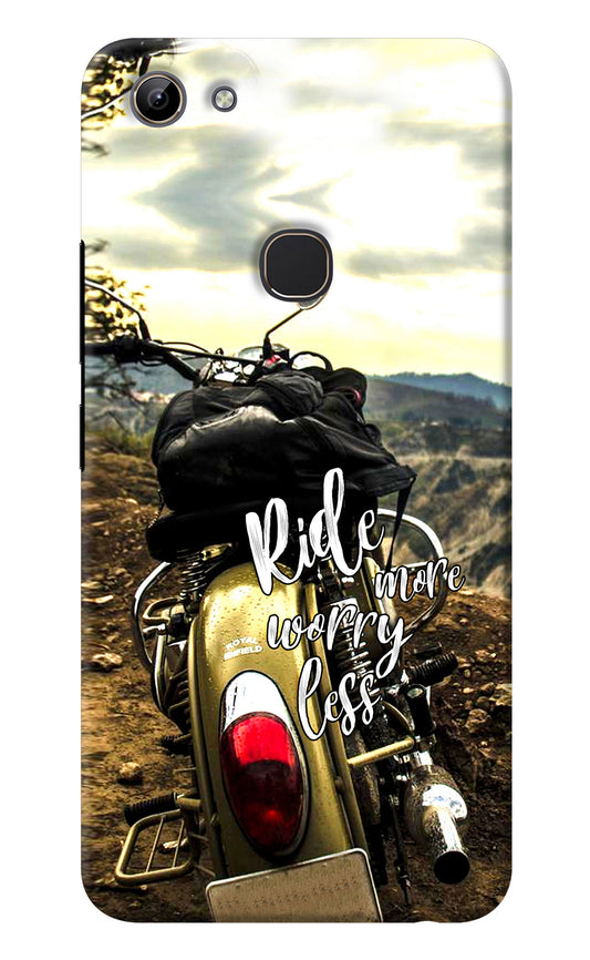 Ride More Worry Less Vivo Y81 Back Cover