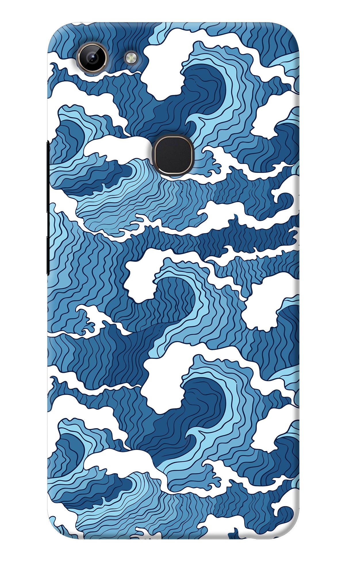 Blue Waves Vivo Y81 Back Cover