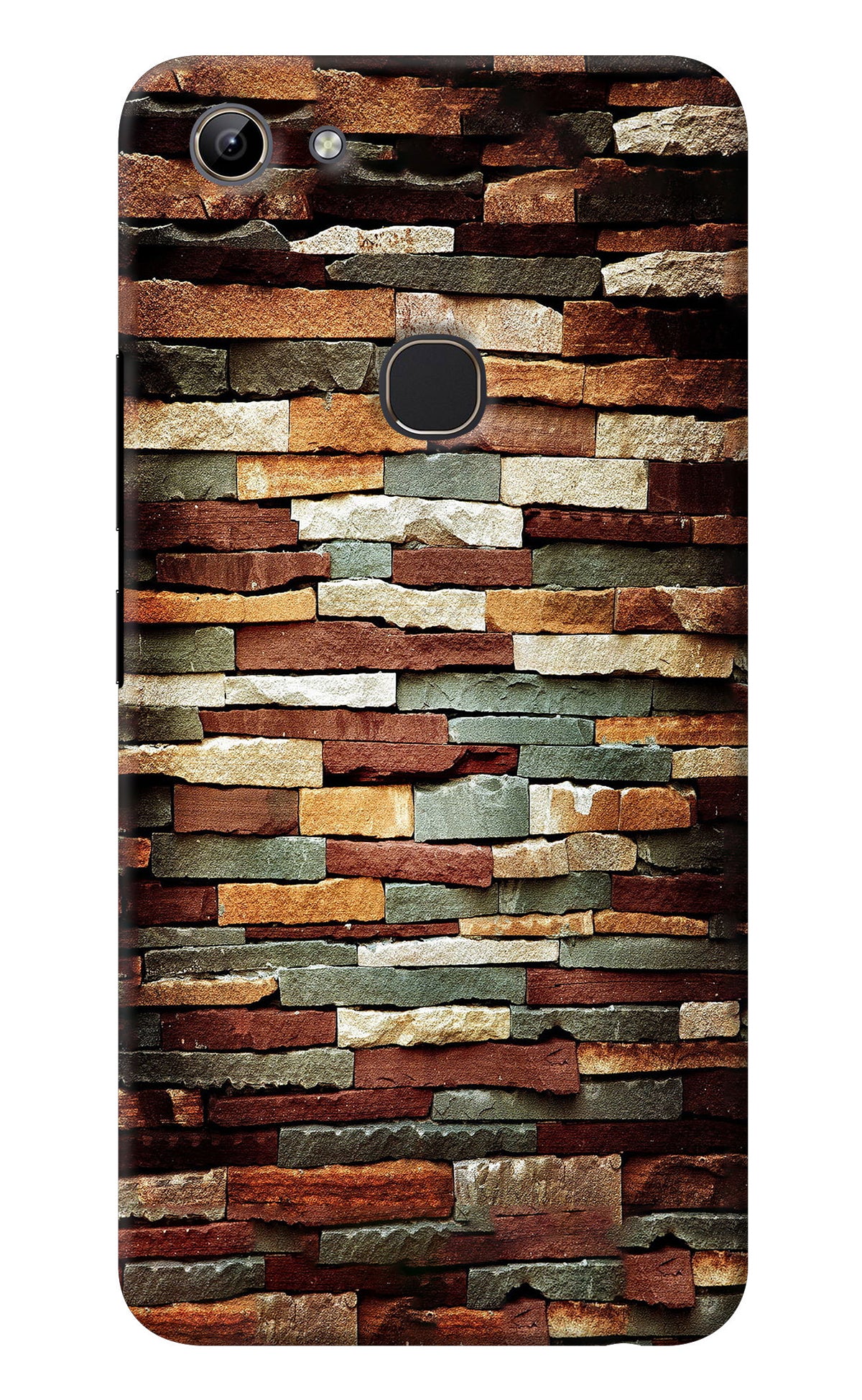 Bricks Pattern Vivo Y81 Back Cover