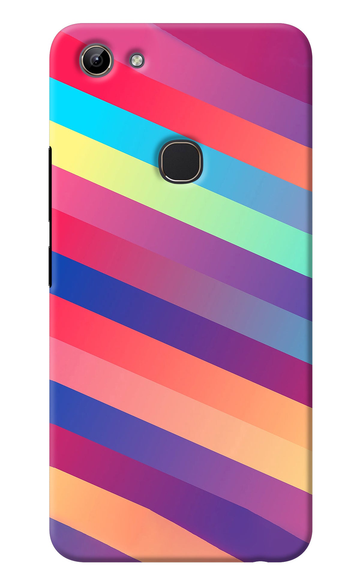 Stripes color Vivo Y81 Back Cover