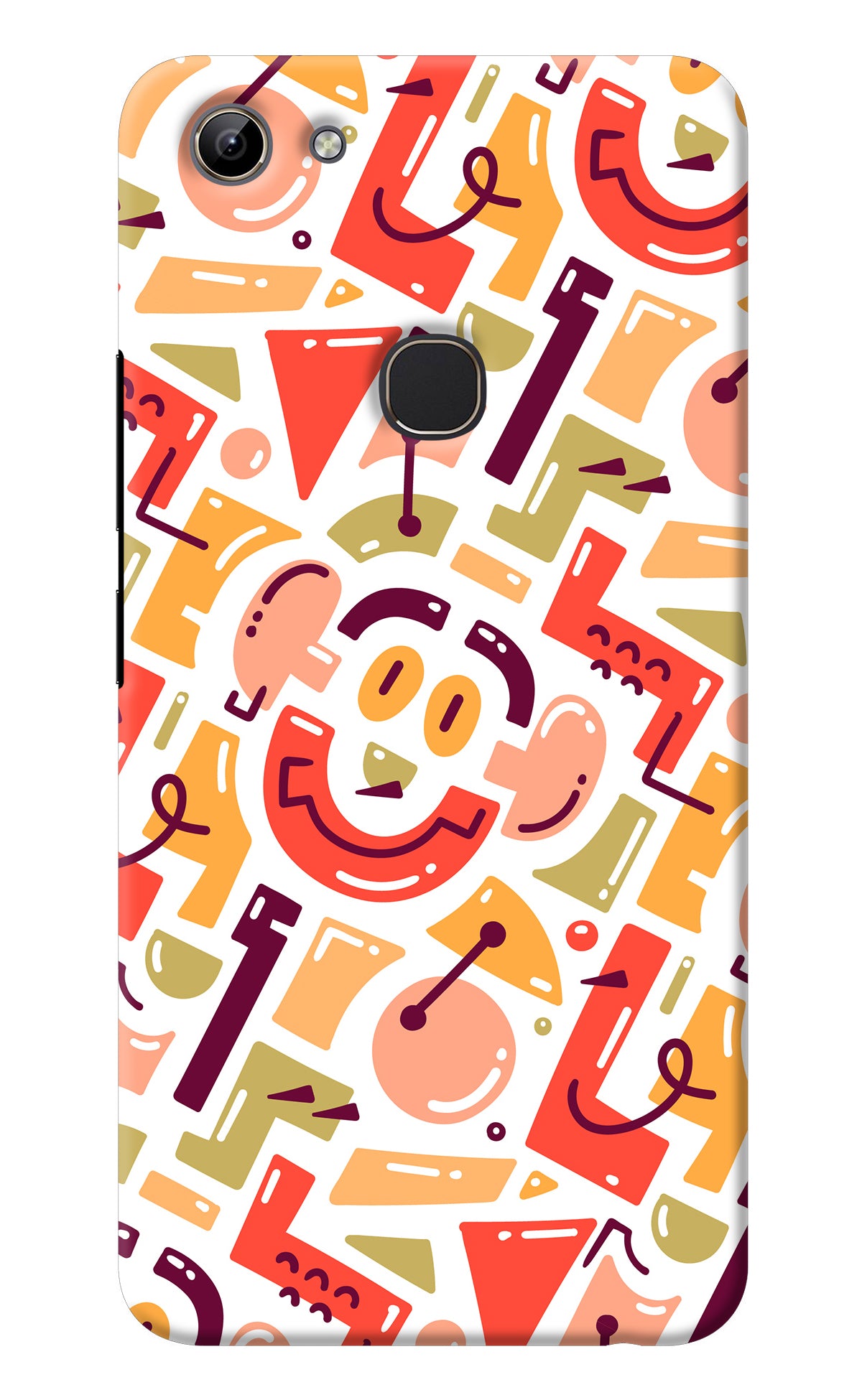 Doodle Pattern Vivo Y81 Back Cover