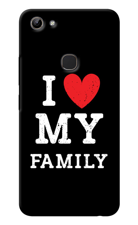 I Love My Family Vivo Y81 Back Cover