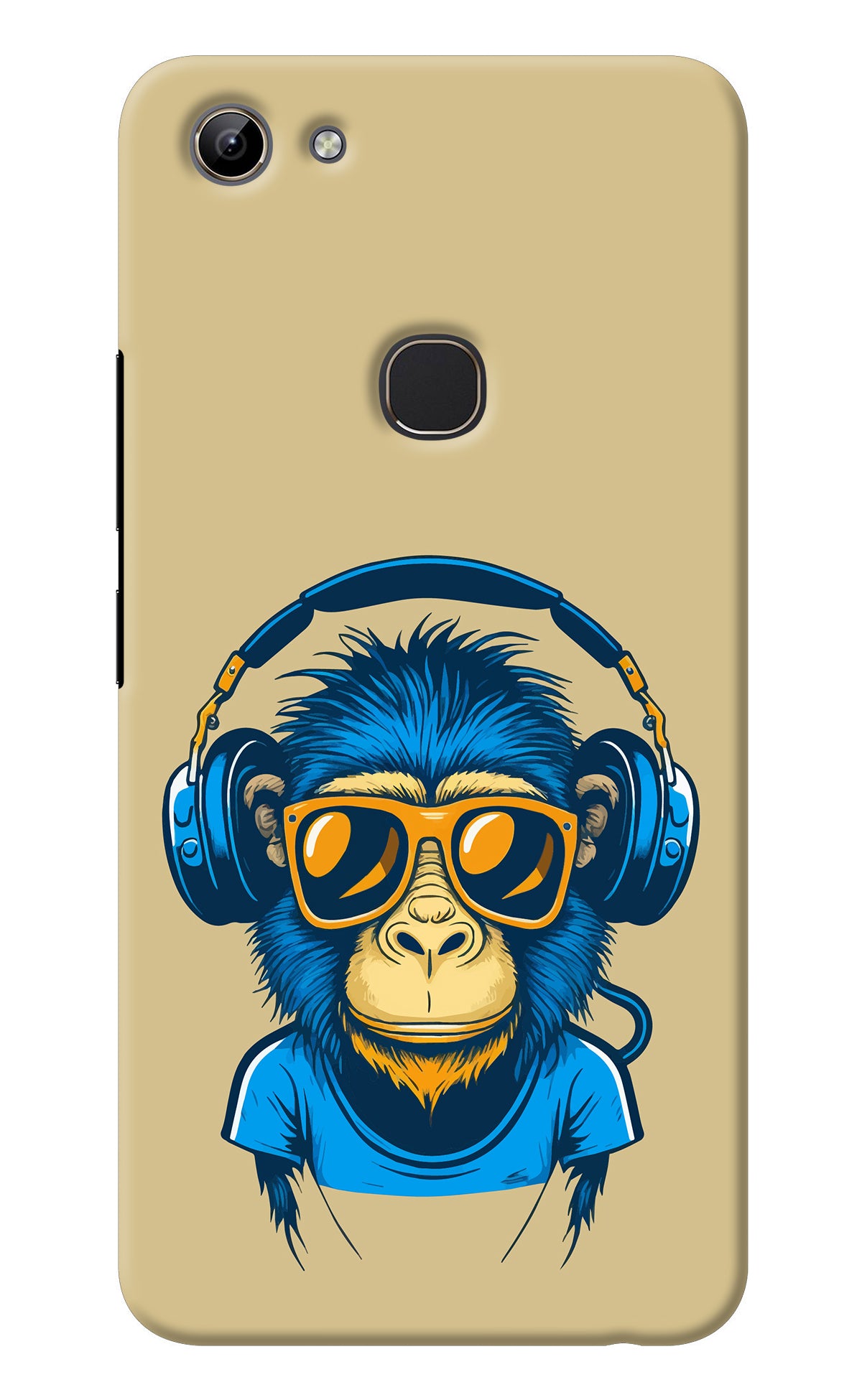 Monkey Headphone Vivo Y81 Back Cover