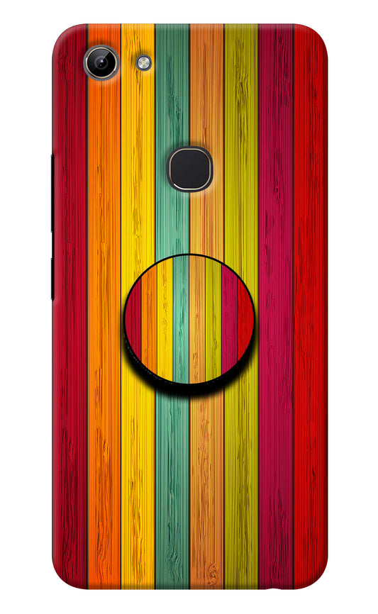 Multicolor Wooden Vivo Y81 Pop Case