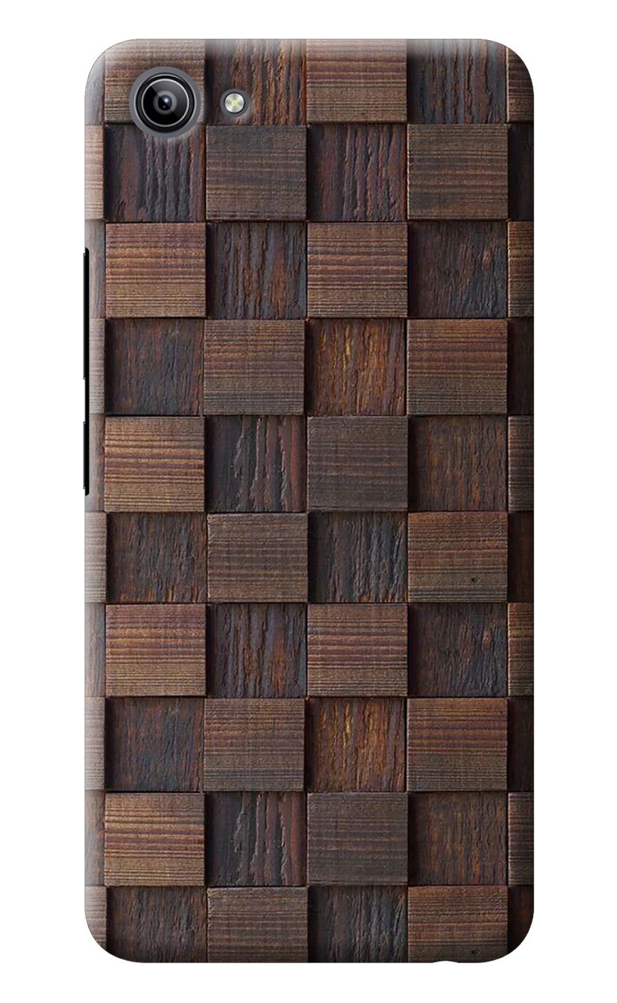 Wooden Cube Design Vivo Y81i Back Cover