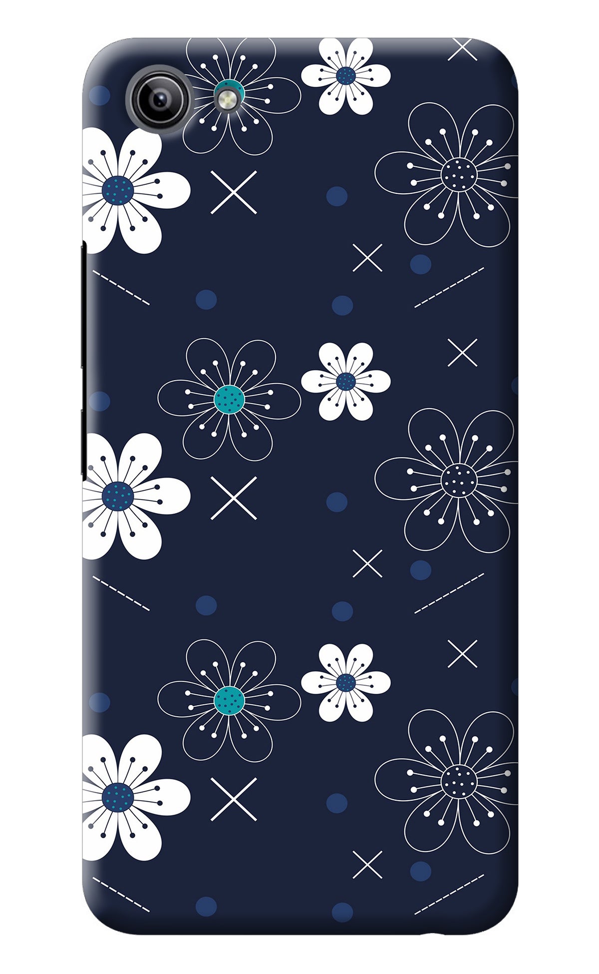 Flowers Vivo Y81i Back Cover