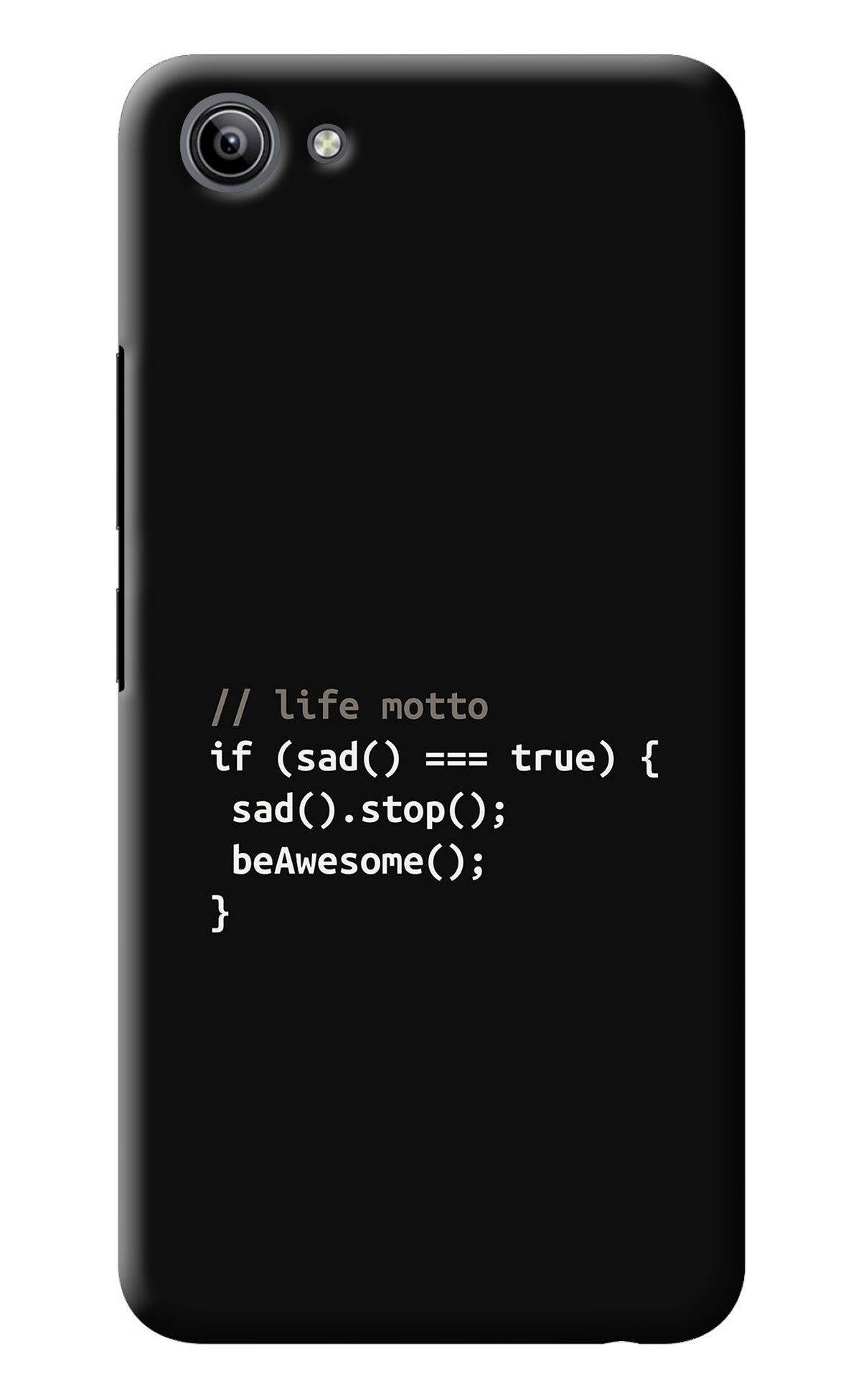 Life Motto Code Vivo Y81i Back Cover