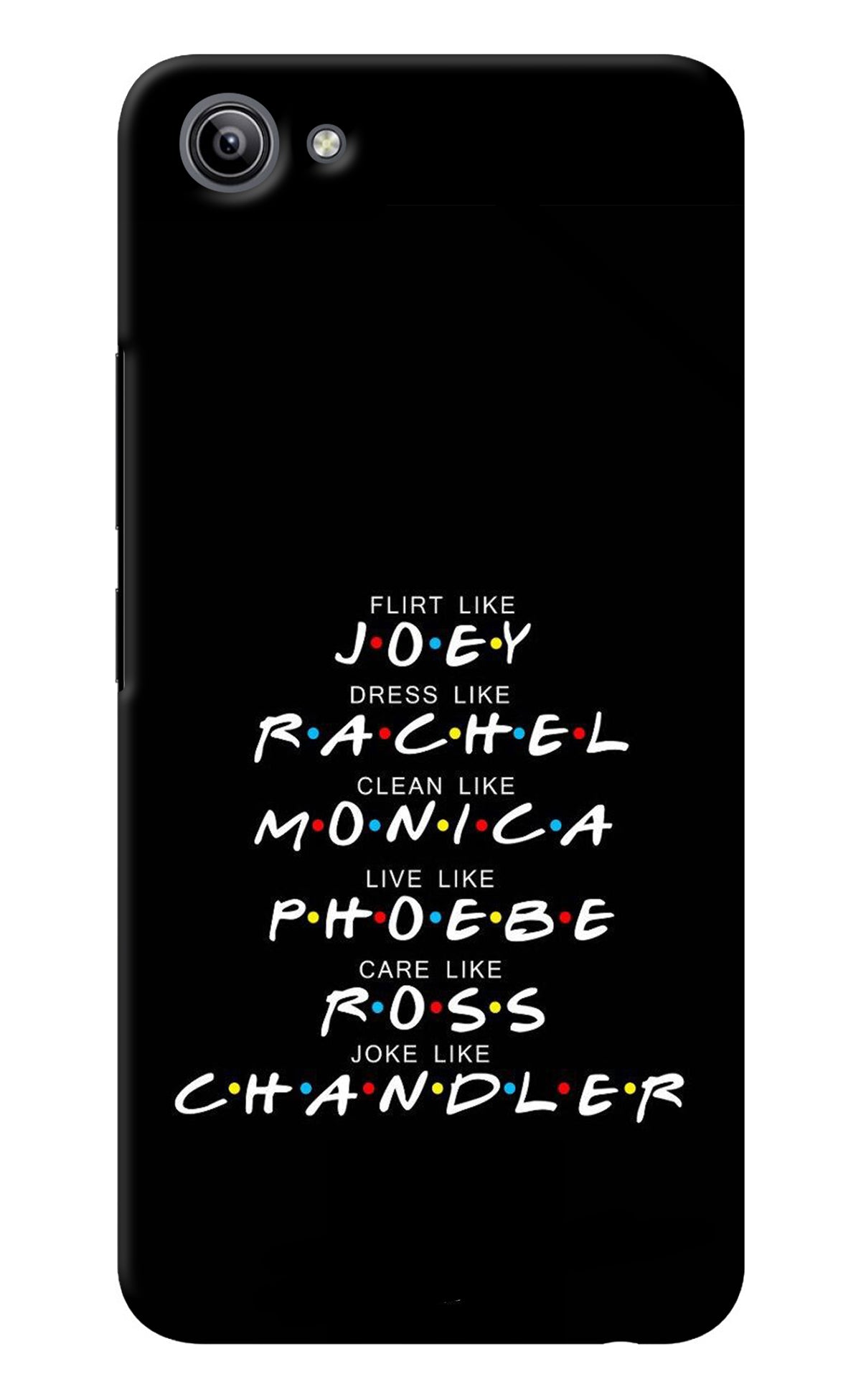 FRIENDS Character Vivo Y81i Back Cover