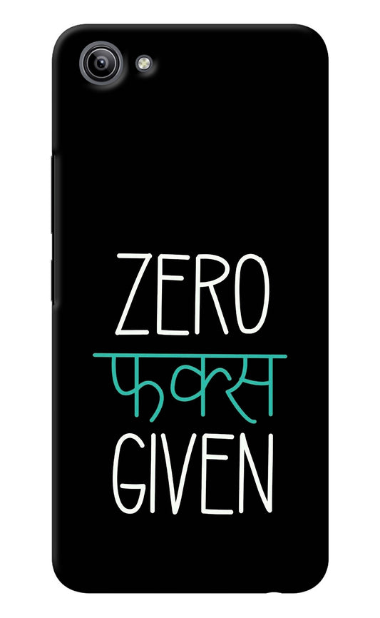 Zero Fucks Given Vivo Y81i Back Cover