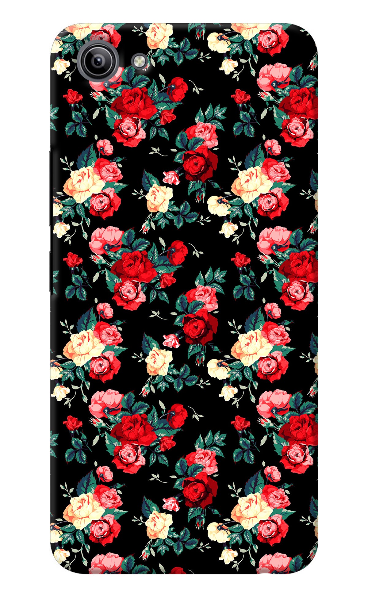 Rose Pattern Vivo Y81i Back Cover