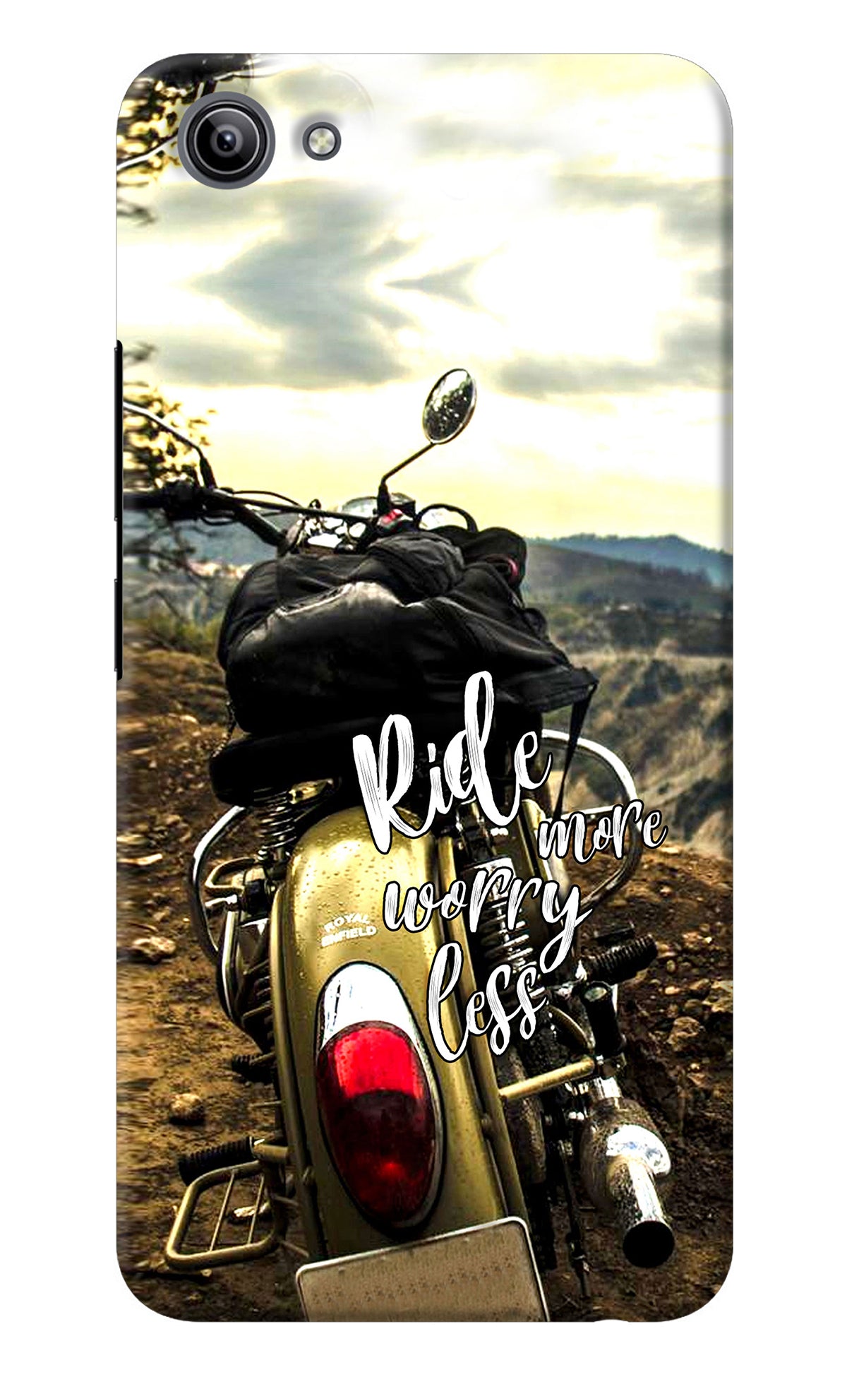 Ride More Worry Less Vivo Y81i Back Cover