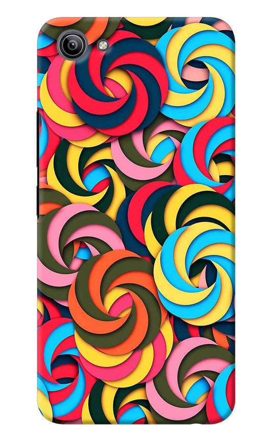 Spiral Pattern Vivo Y81i Back Cover