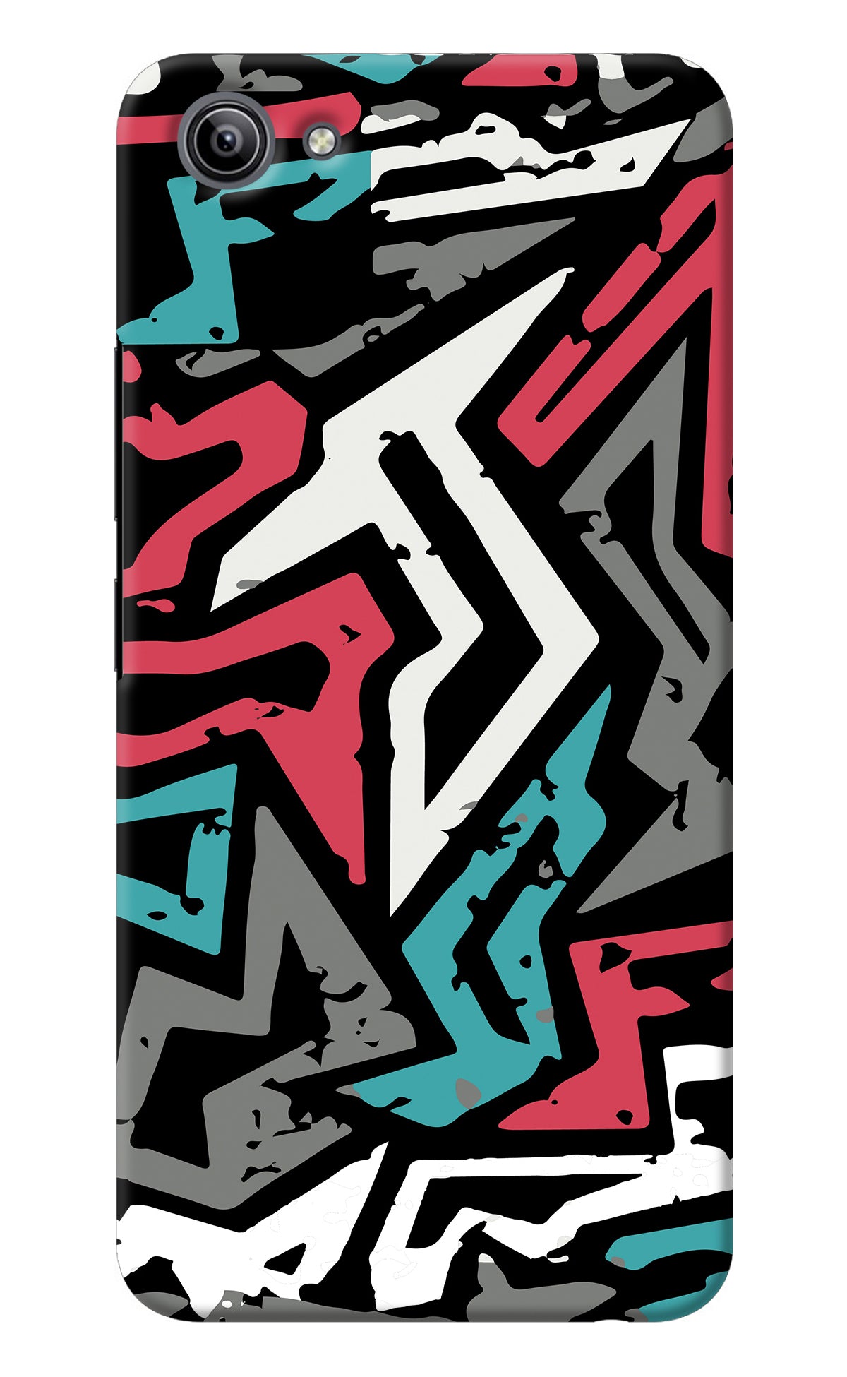 Geometric Graffiti Vivo Y81i Back Cover