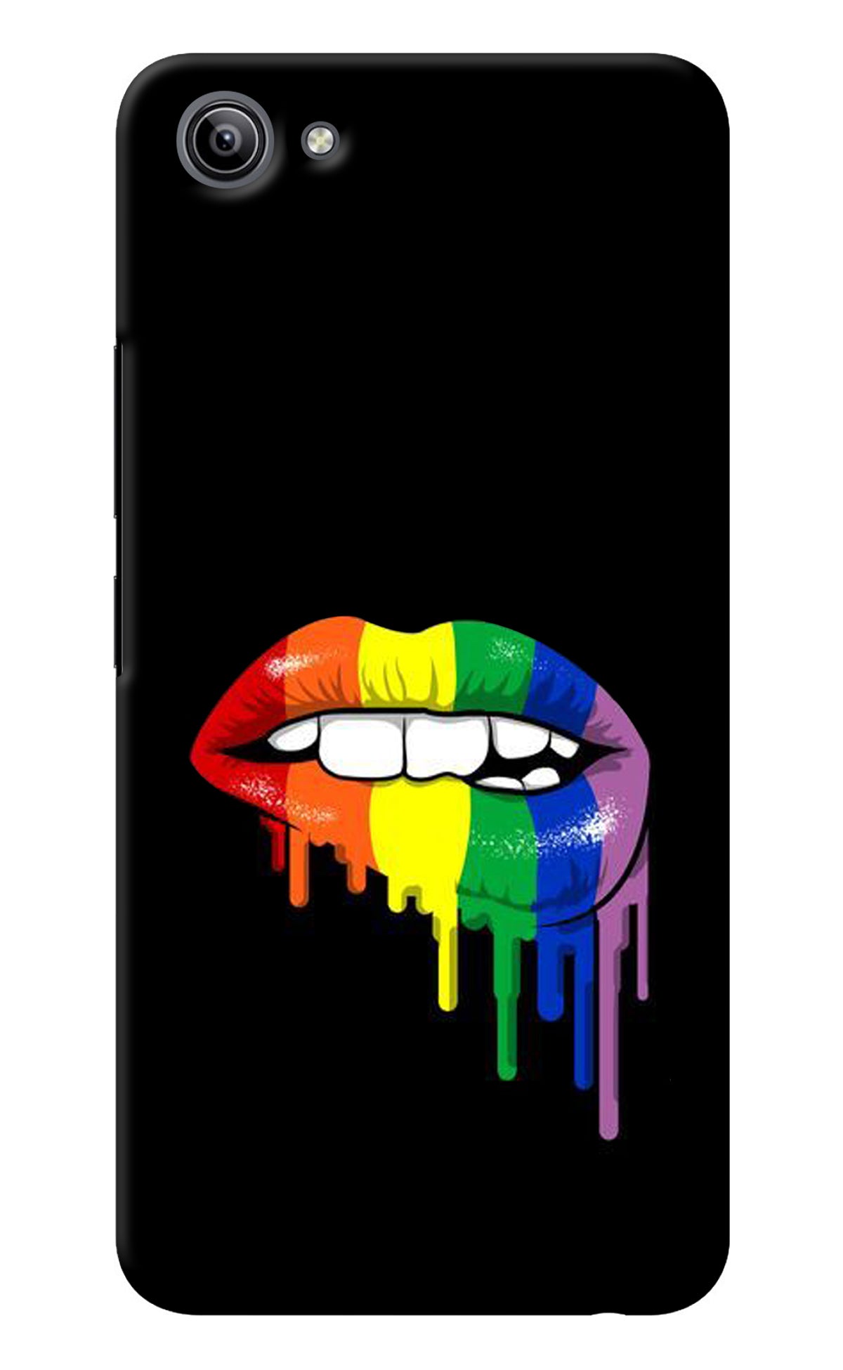 Lips Biting Vivo Y81i Back Cover