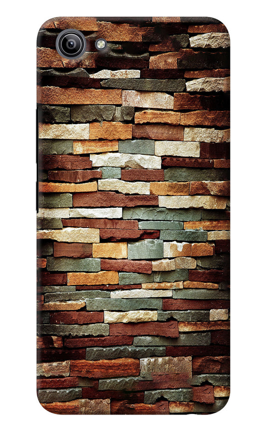 Bricks Pattern Vivo Y81i Back Cover