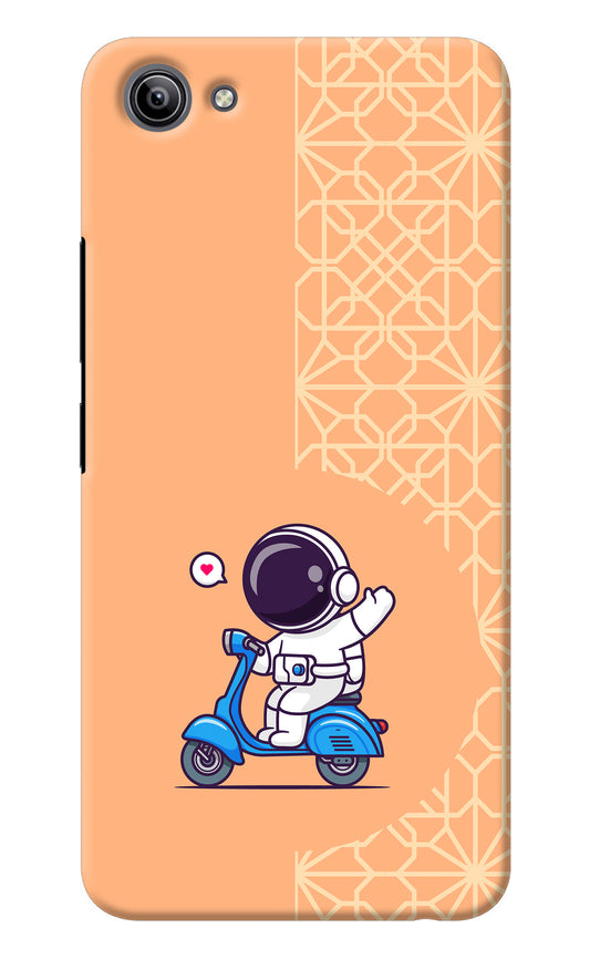 Cute Astronaut Riding Vivo Y81i Back Cover