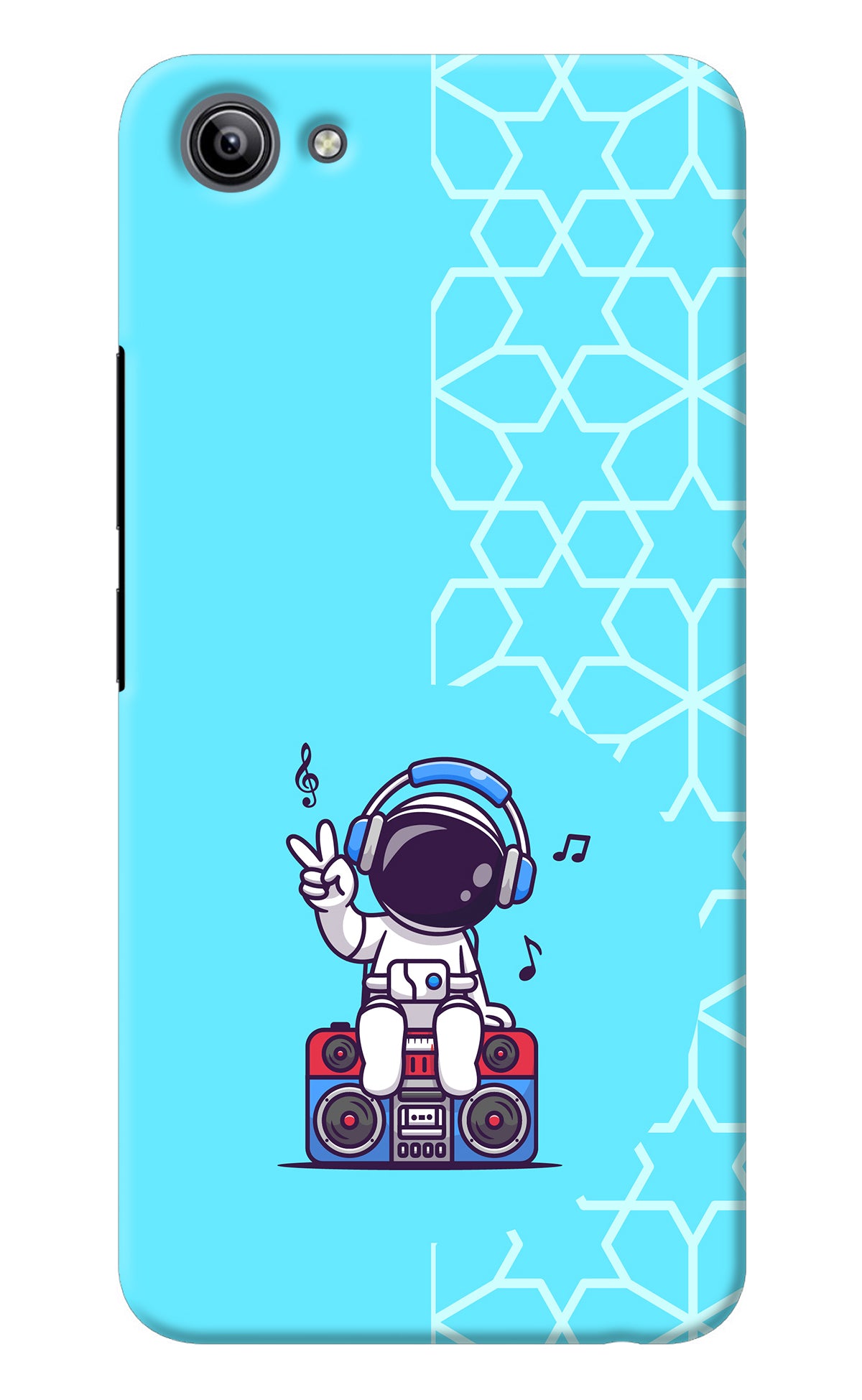 Cute Astronaut Chilling Vivo Y81i Back Cover