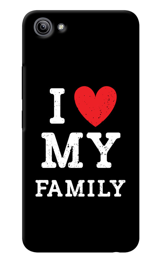I Love My Family Vivo Y81i Back Cover