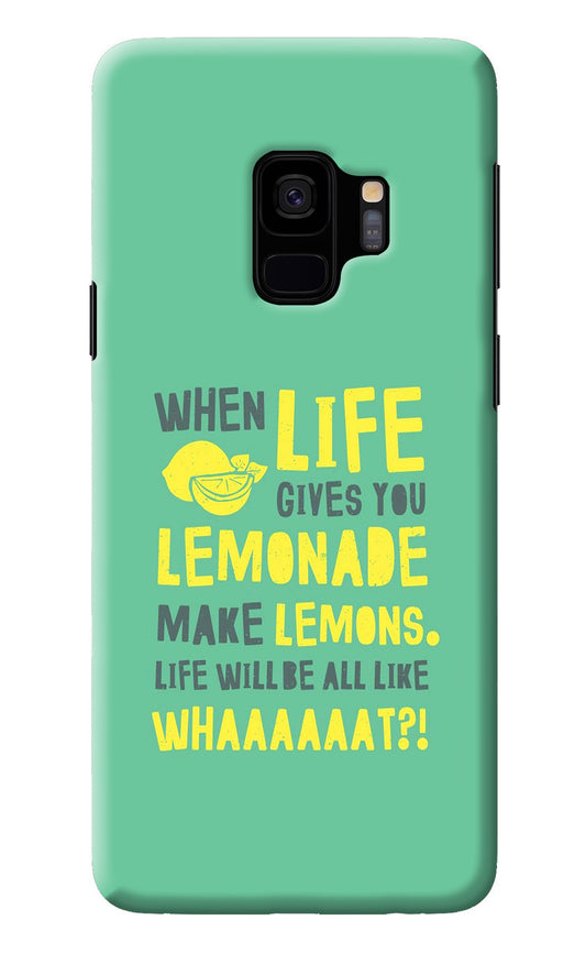 Quote Samsung S9 Back Cover
