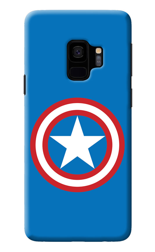 Captain America Logo Samsung S9 Back Cover
