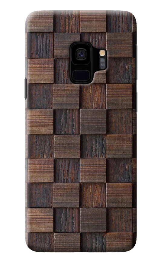 Wooden Cube Design Samsung S9 Back Cover