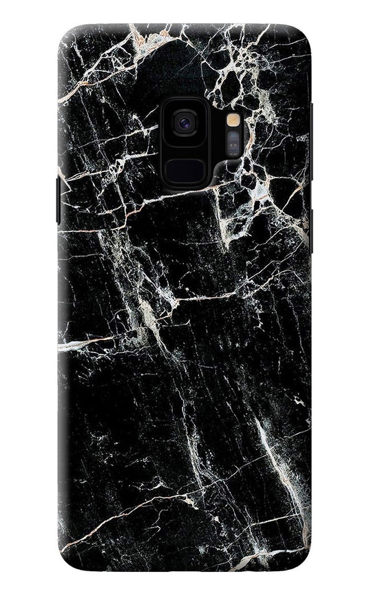 Black Marble Texture Samsung S9 Back Cover