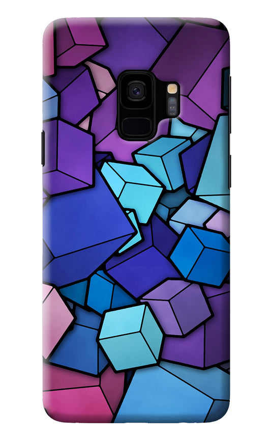 Cubic Abstract Samsung S9 Back Cover