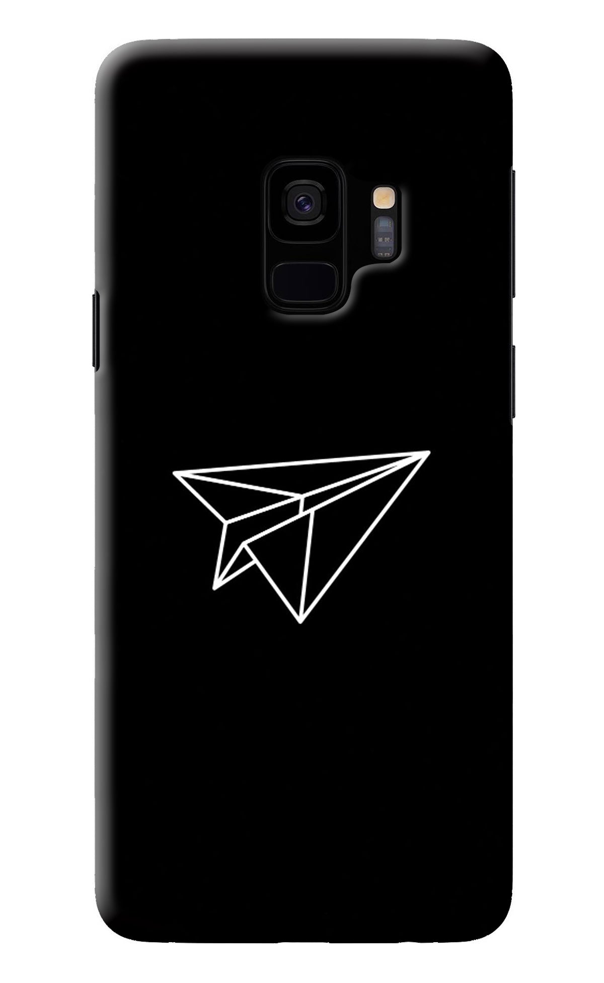 Paper Plane White Samsung S9 Back Cover