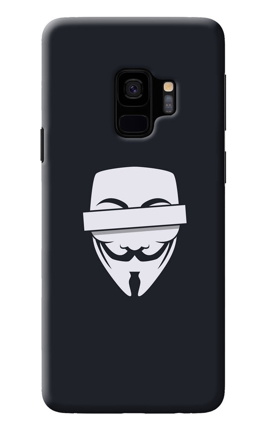 Anonymous Face Samsung S9 Back Cover