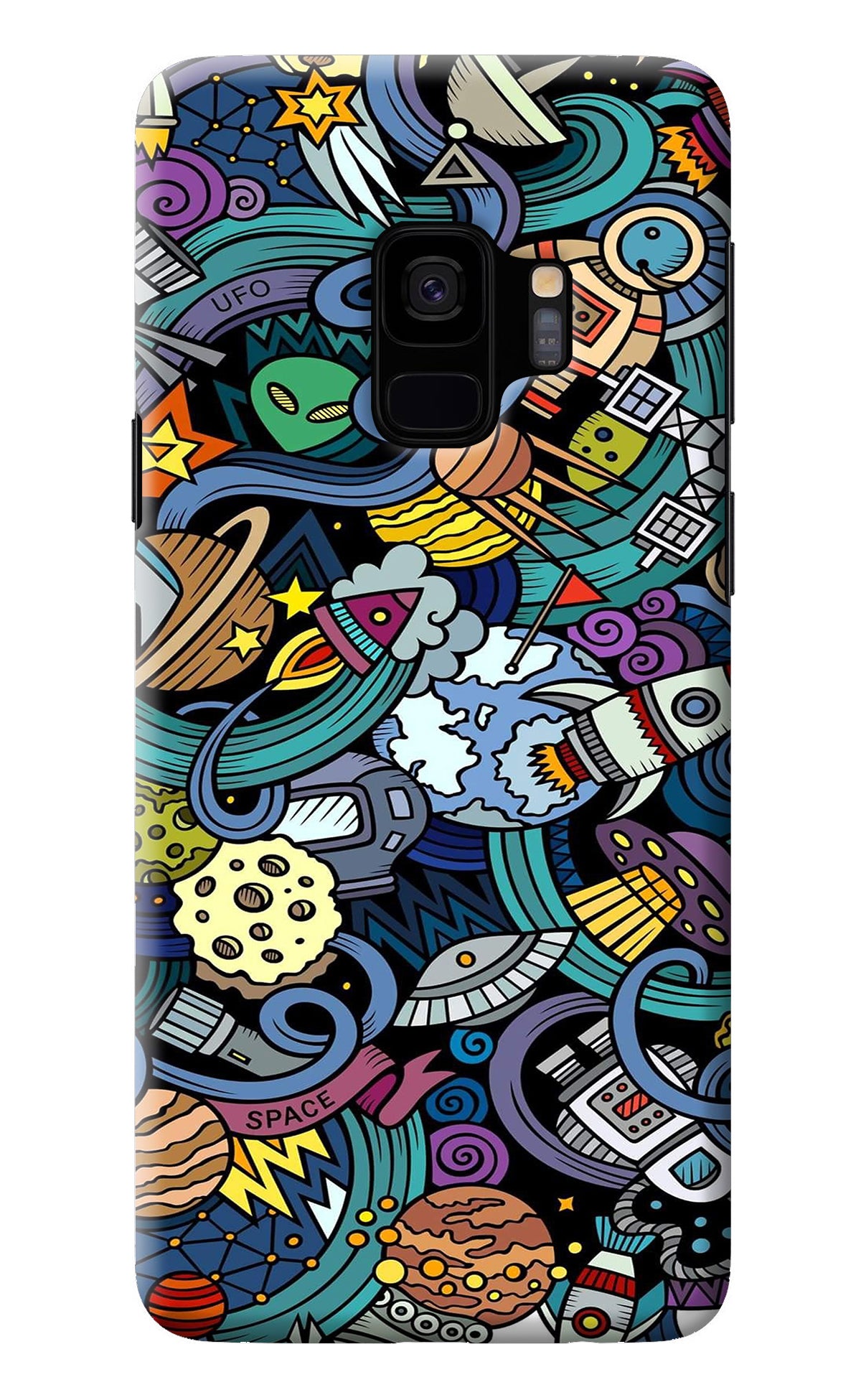 Space Abstract Samsung S9 Back Cover