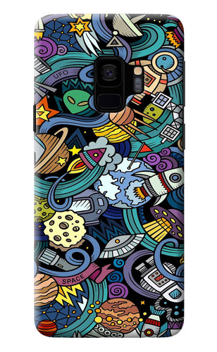 Space Abstract Samsung S9 Back Cover