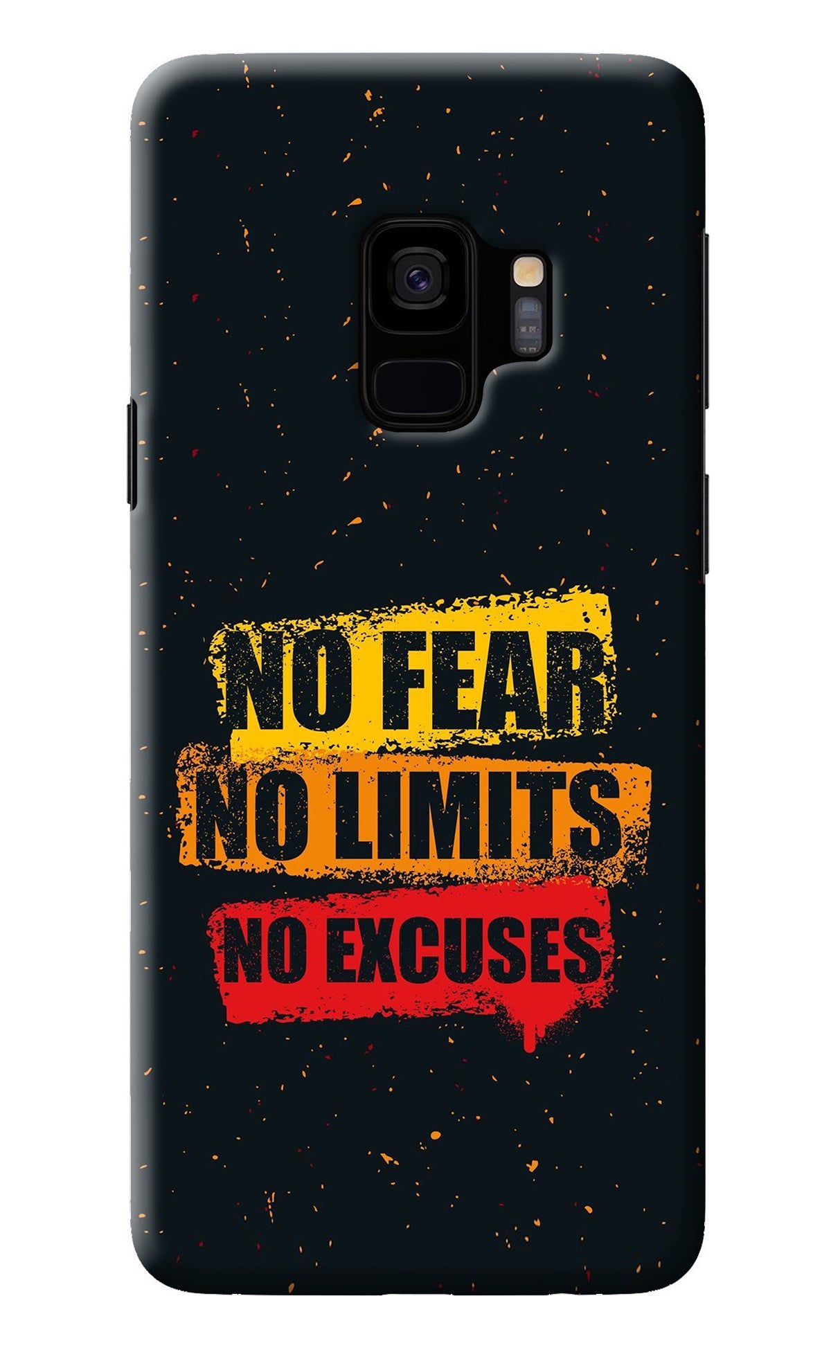 No Fear No Limits No Excuse Samsung S9 Back Cover