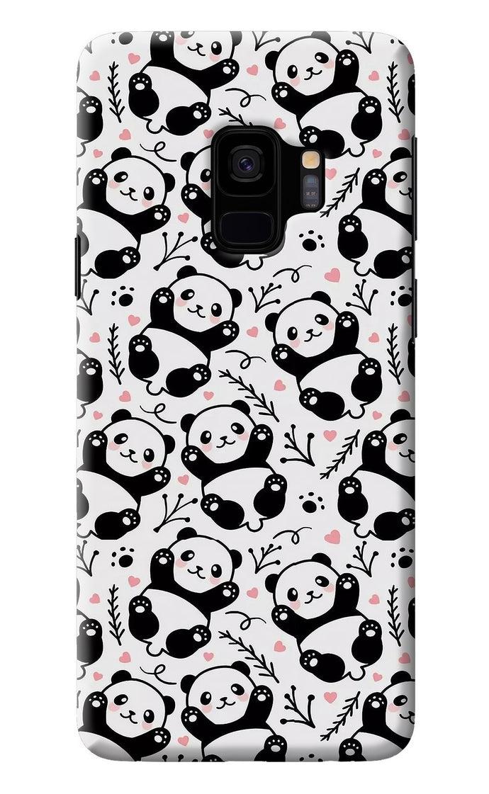 Cute Panda Samsung S9 Back Cover