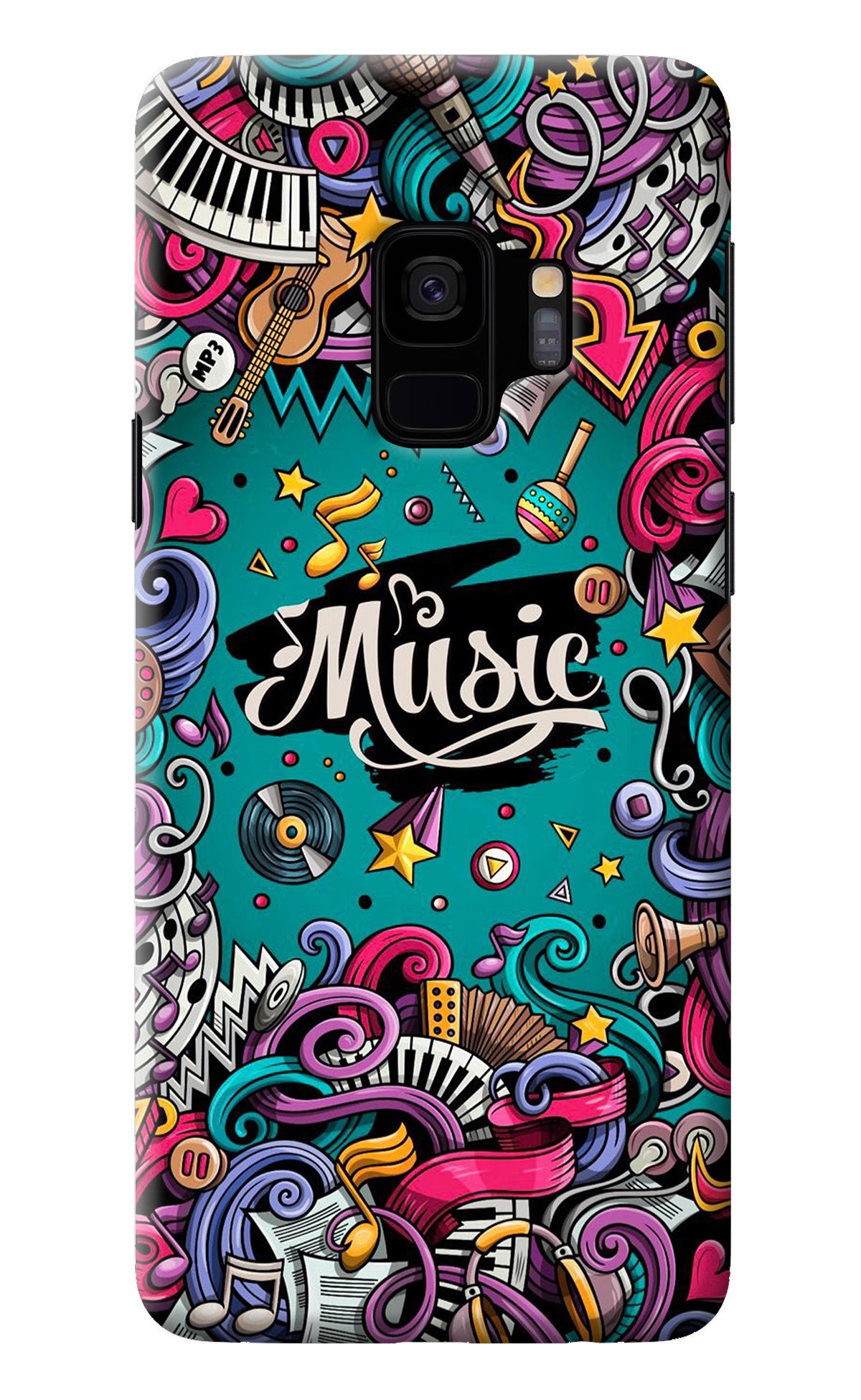 Music Graffiti Samsung S9 Back Cover