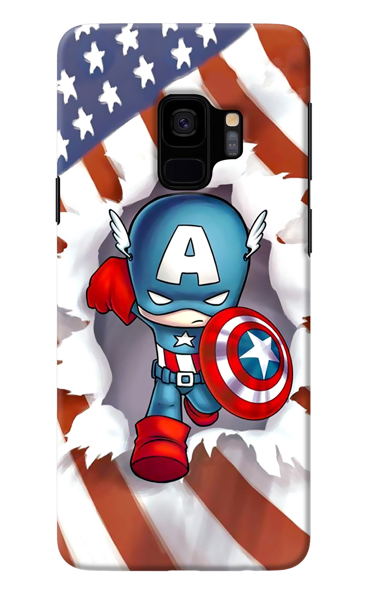 Captain America Samsung S9 Back Cover