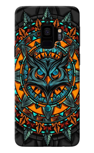 Angry Owl Art Samsung S9 Back Cover