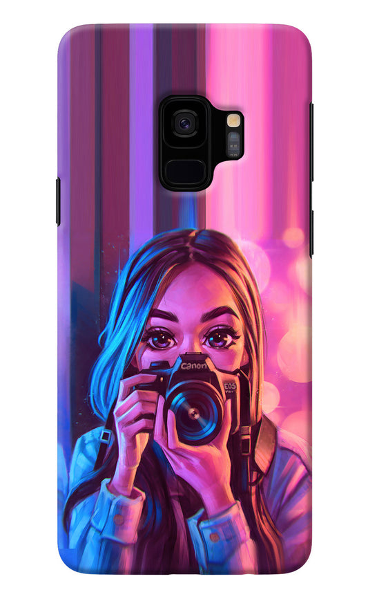 Girl Photographer Samsung S9 Back Cover