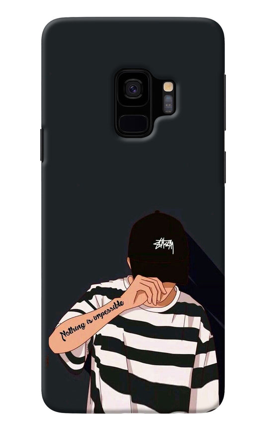 Aesthetic Boy Samsung S9 Back Cover