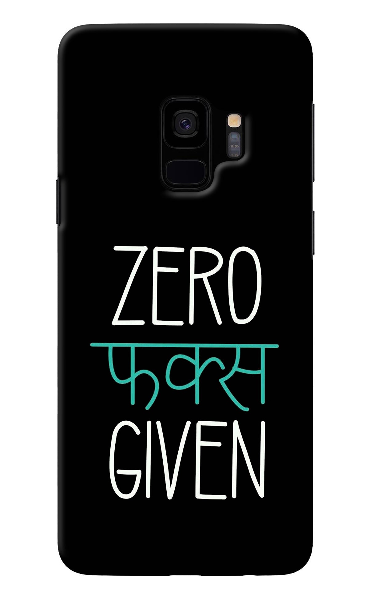 Zero Fucks Given Samsung S9 Back Cover