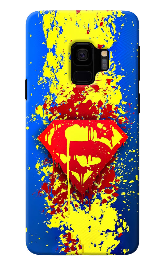 Superman logo Samsung S9 Back Cover