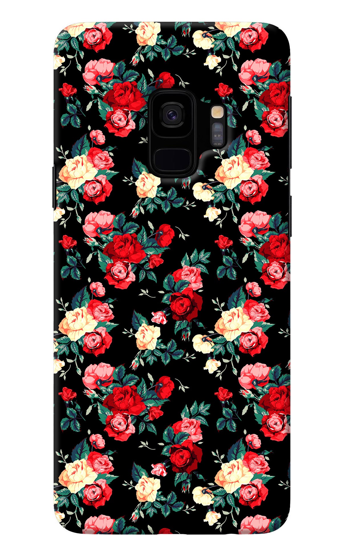 Rose Pattern Samsung S9 Back Cover