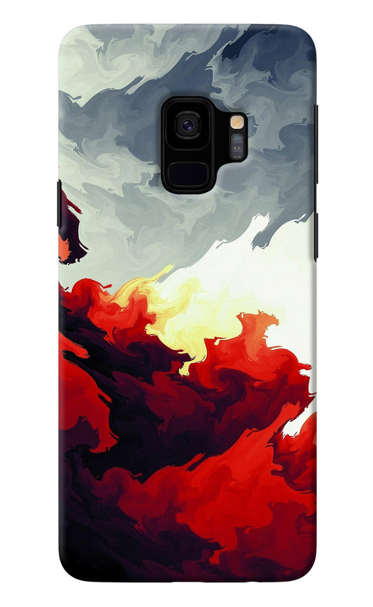 Fire Cloud Samsung S9 Back Cover