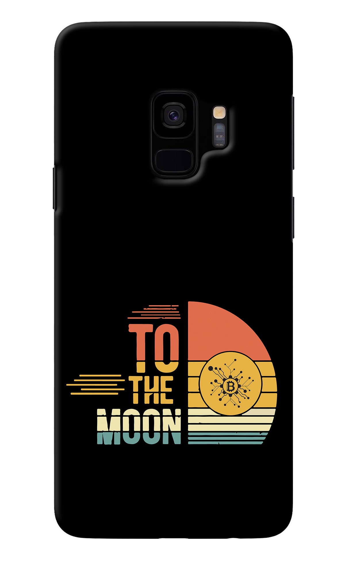 To the Moon Samsung S9 Back Cover