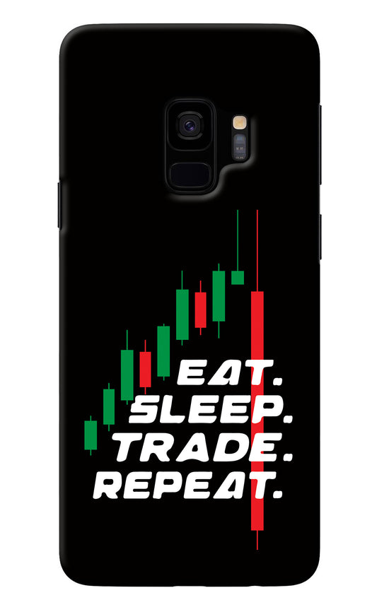 Eat Sleep Trade Repeat Samsung S9 Back Cover