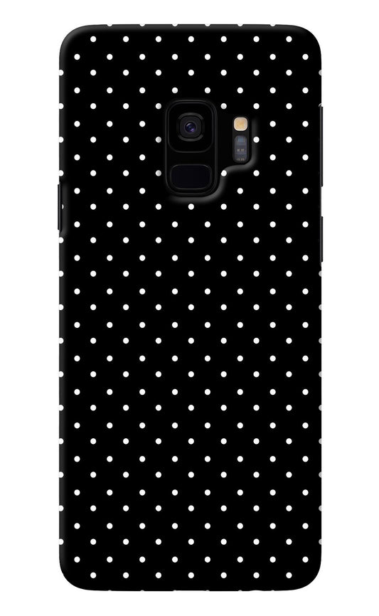 White Dots Samsung S9 Back Cover