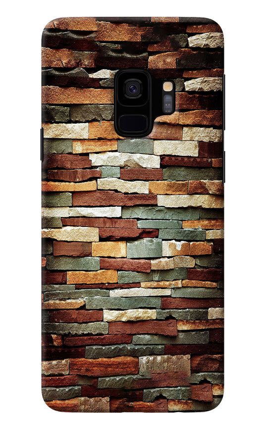 Bricks Pattern Samsung S9 Back Cover