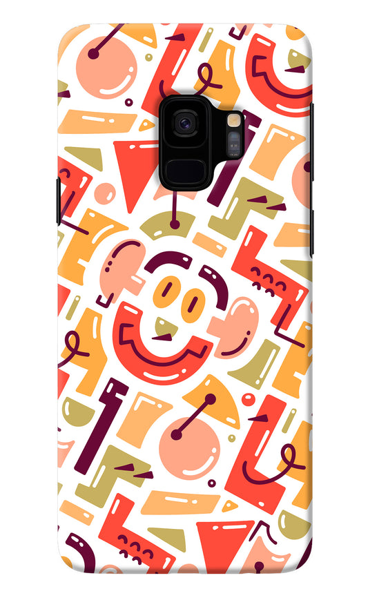 Doodle Pattern Samsung S9 Back Cover