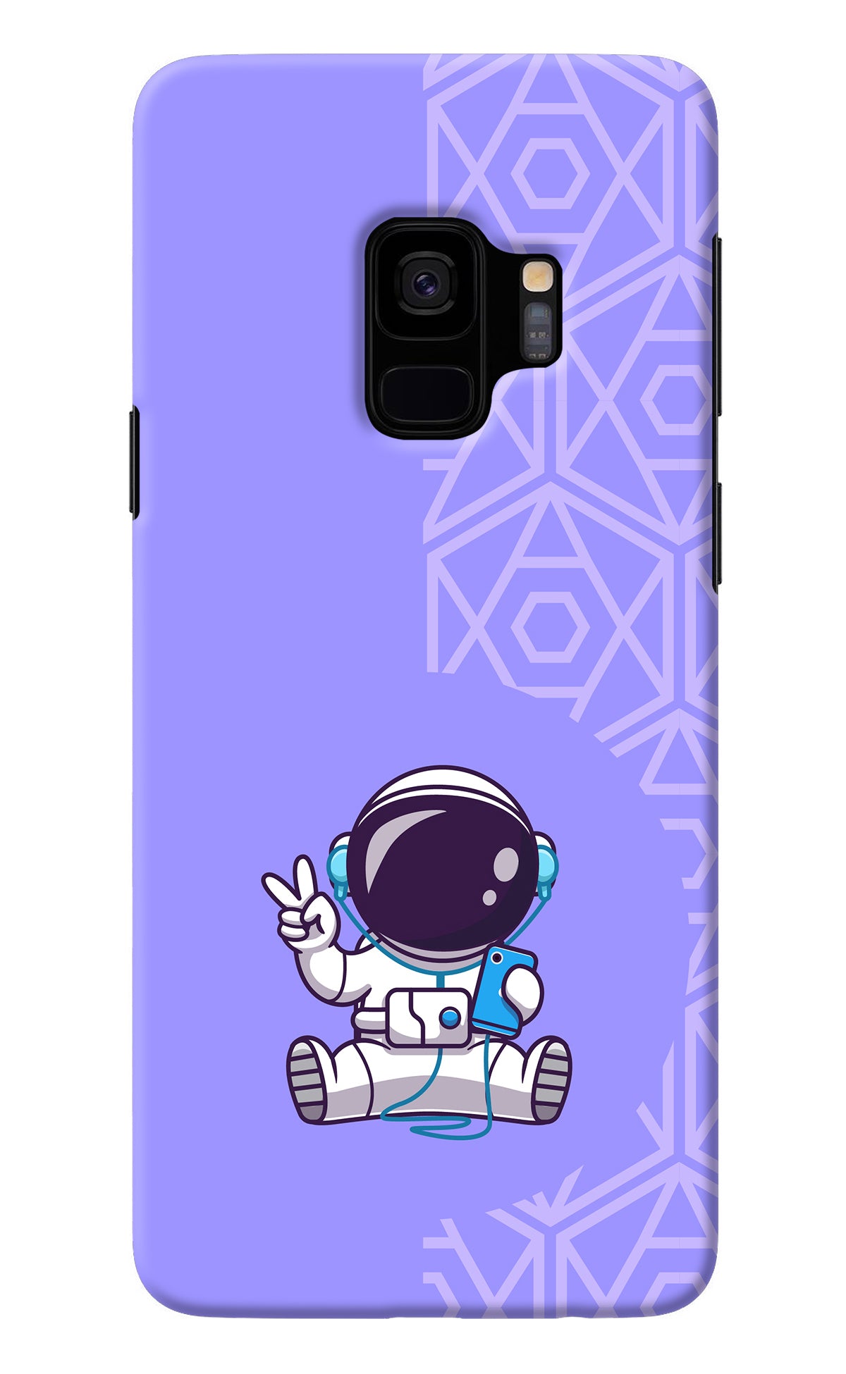 Cute Astronaut Chilling Samsung S9 Back Cover