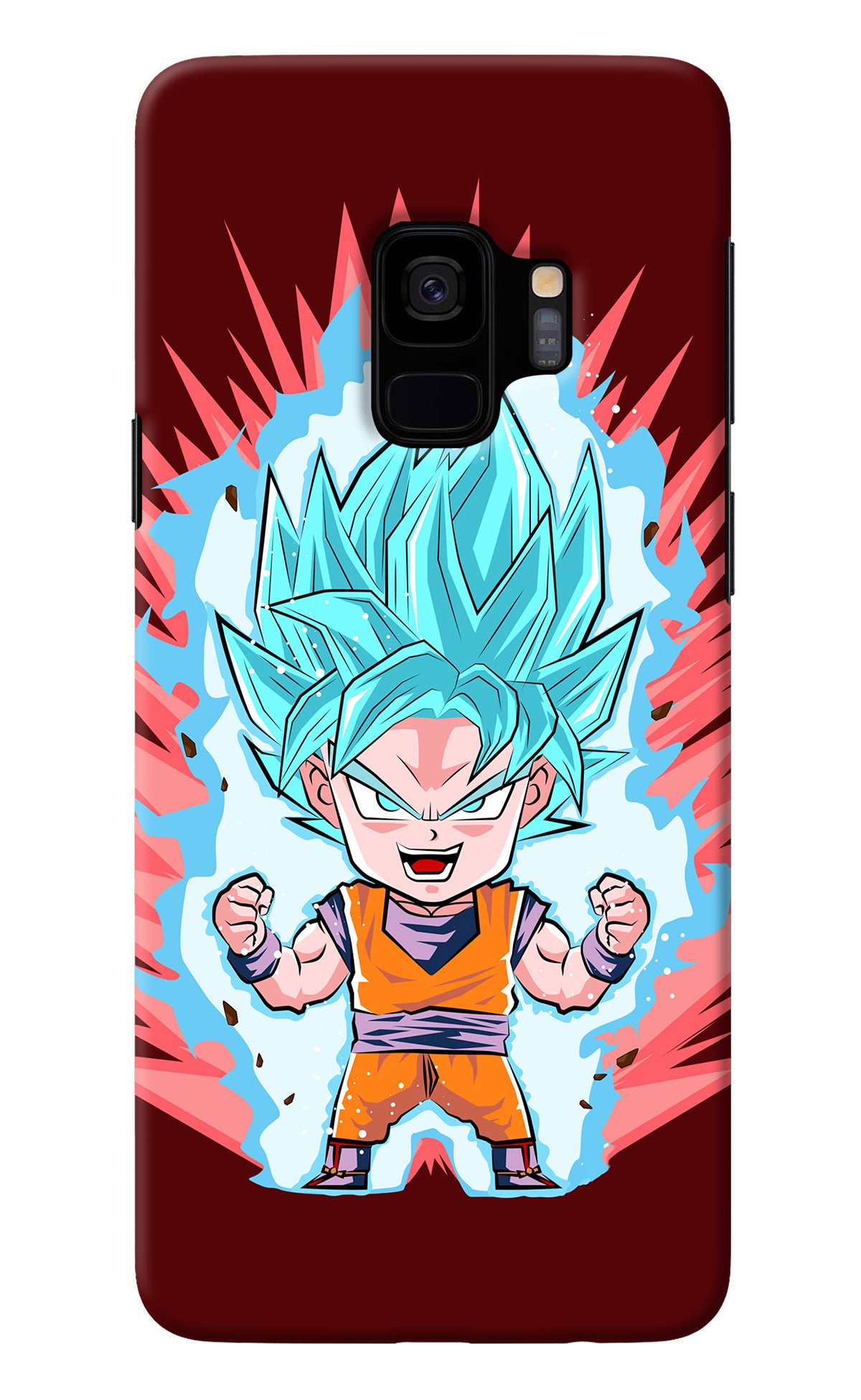 Goku Little Samsung S9 Back Cover